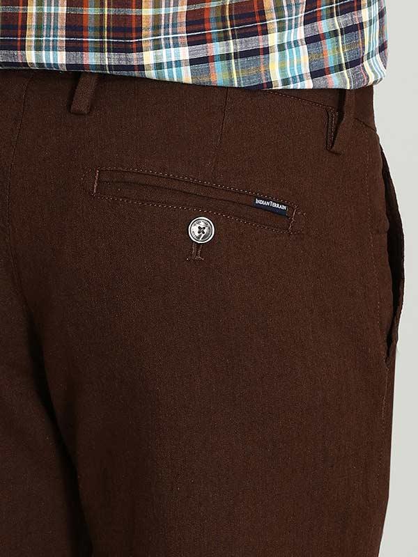 Men's Brooklyn Fit Linen Blend Trousers - Image 15