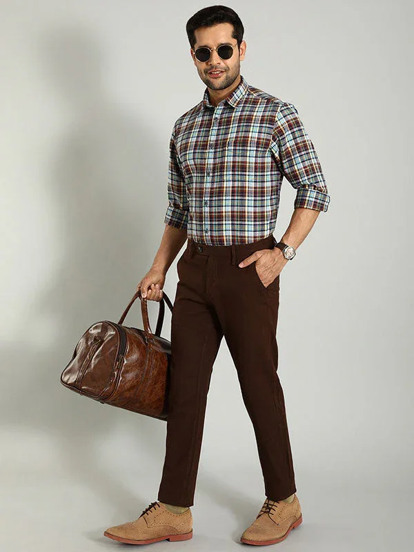 Men's Brooklyn Fit Linen Blend Trousers - Image 16