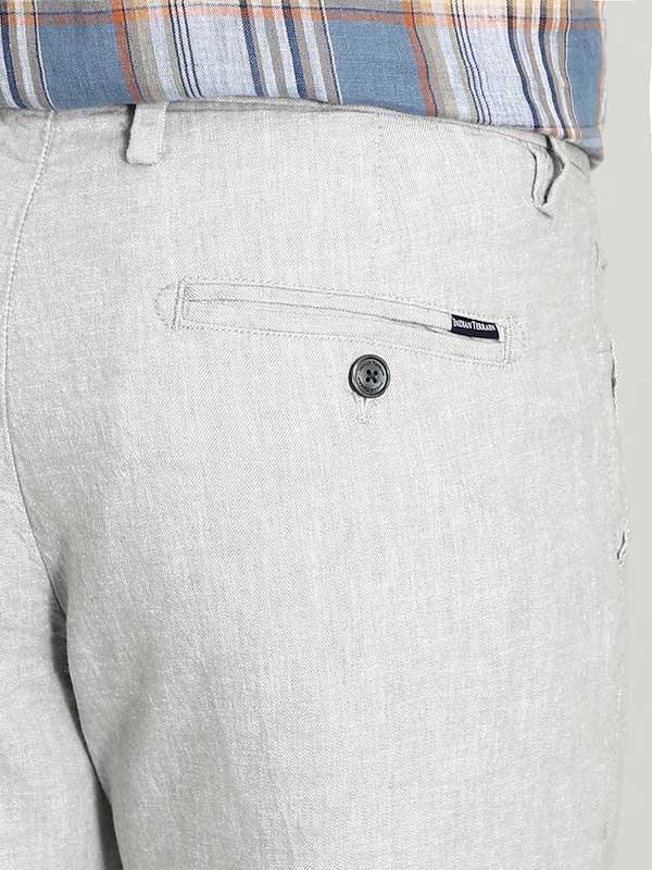 Men's Brooklyn Fit Linen Blend Trousers - Image 3