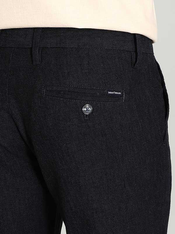 Men's Brooklyn Fit Linen Blend Trousers - Image 7