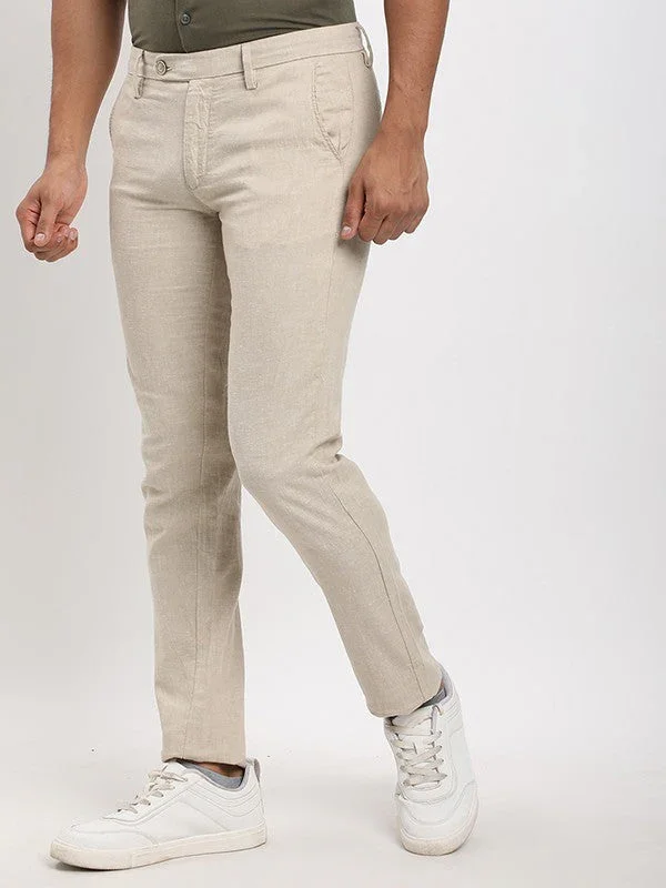 Men's Brooklyn Fit Linen Blend Trousers - Image 12