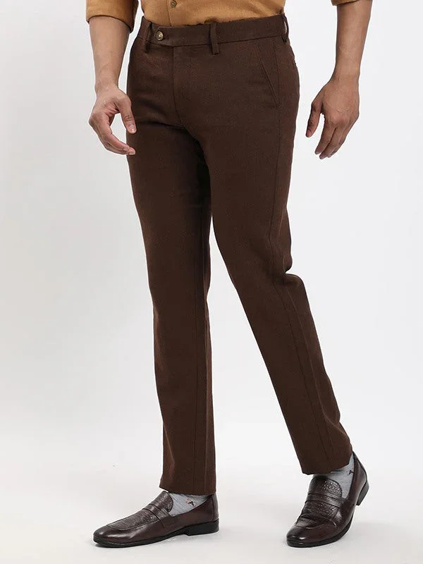 Men's Brooklyn Fit Linen Blend Trousers - Image 17