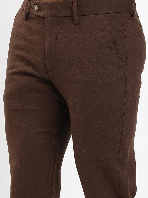 Men's Brooklyn Fit Linen Blend Trousers - Image 18