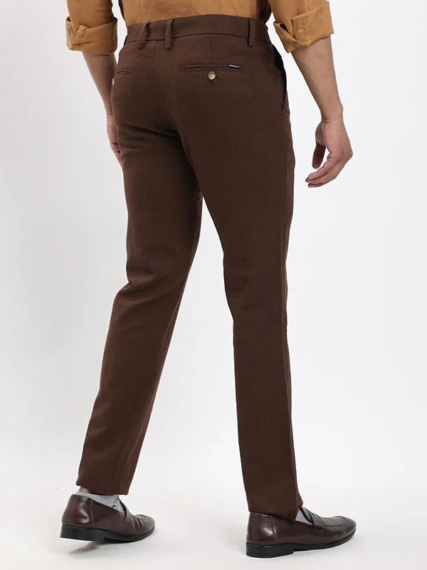 Men's Brooklyn Fit Linen Blend Trousers - Image 19