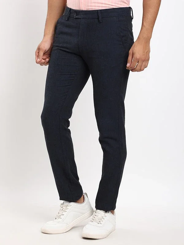 Men's Brooklyn Fit Linen Blend Trousers - Image 2
