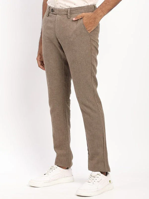 Men's Brooklyn Fit Linen Blend Trousers - Image 22