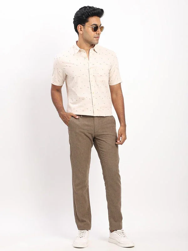 Men's Brooklyn Fit Linen Blend Trousers - Image 25