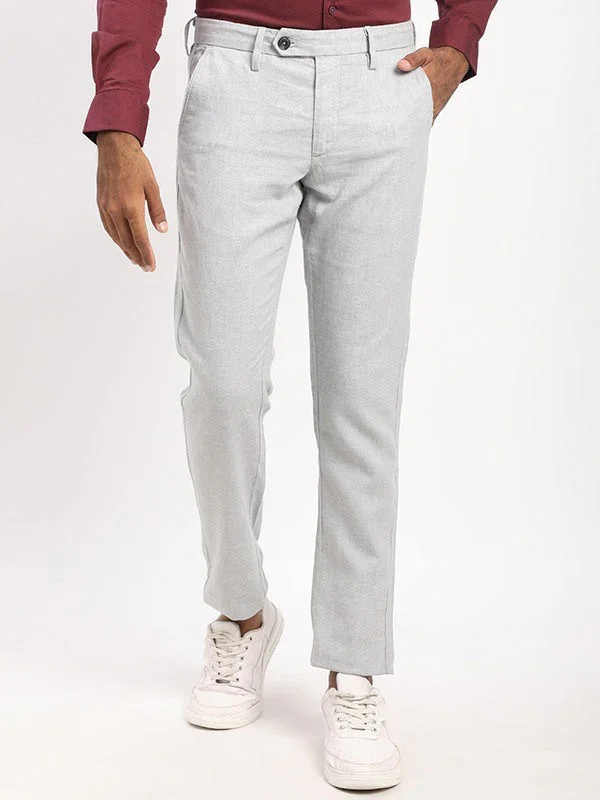 Men's Brooklyn Fit Linen Blend Trousers - Image 26