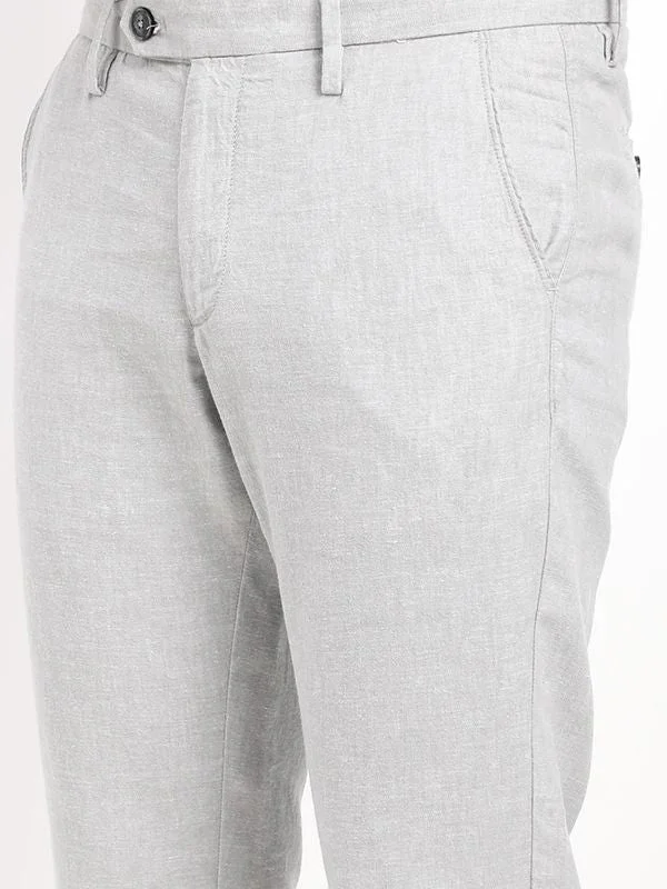 Men's Brooklyn Fit Linen Blend Trousers - Image 28