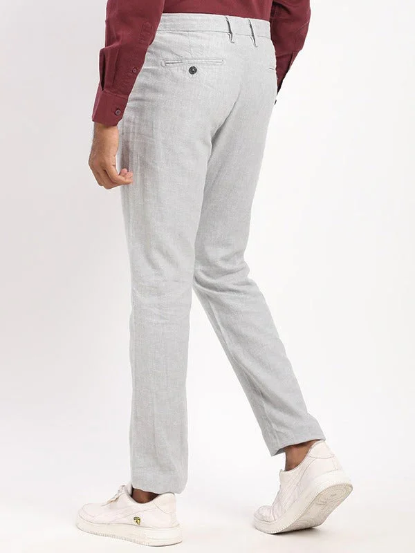 Men's Brooklyn Fit Linen Blend Trousers - Image 29