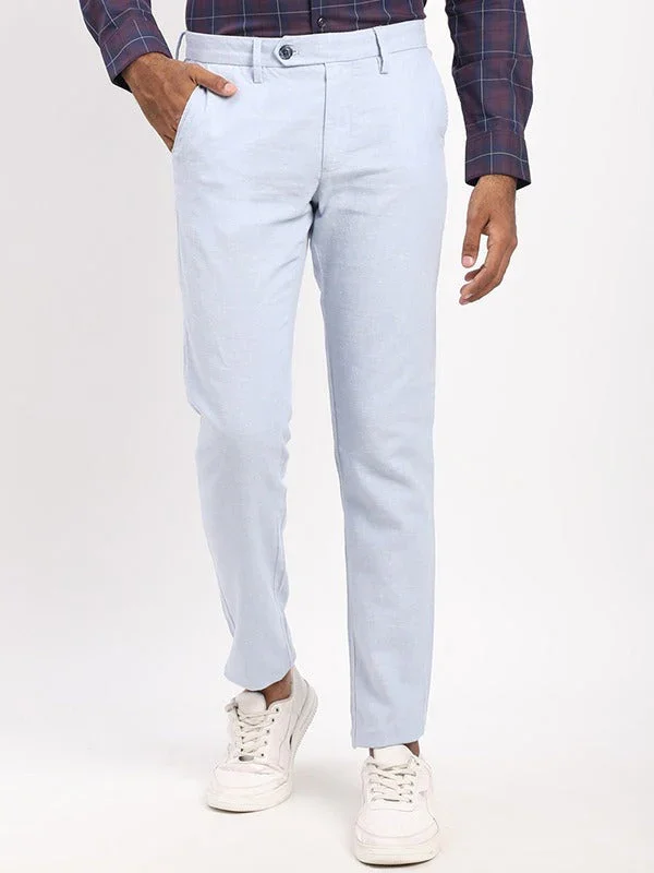 Men's Brooklyn Fit Linen Blend Trousers - Image 41