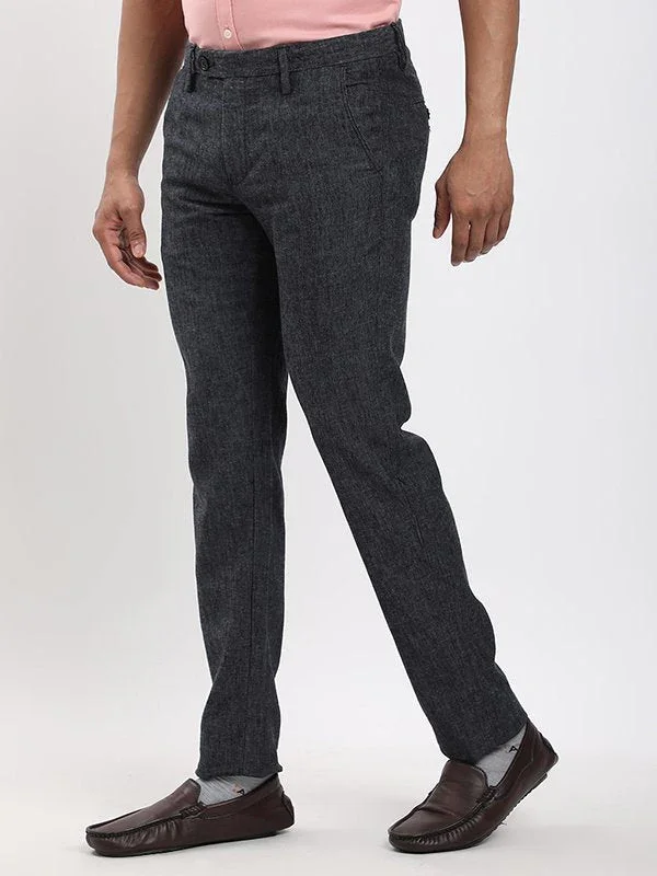 Men's Brooklyn Fit Linen Blend Trousers - Image 7