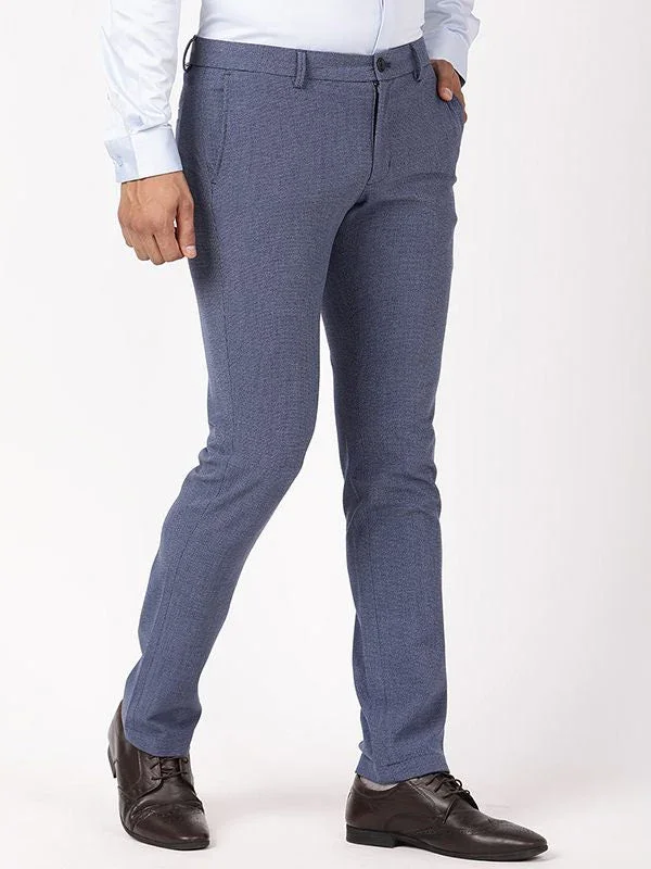 Men's Brooklyn Fit Polyester Blend Trousers - Image 2