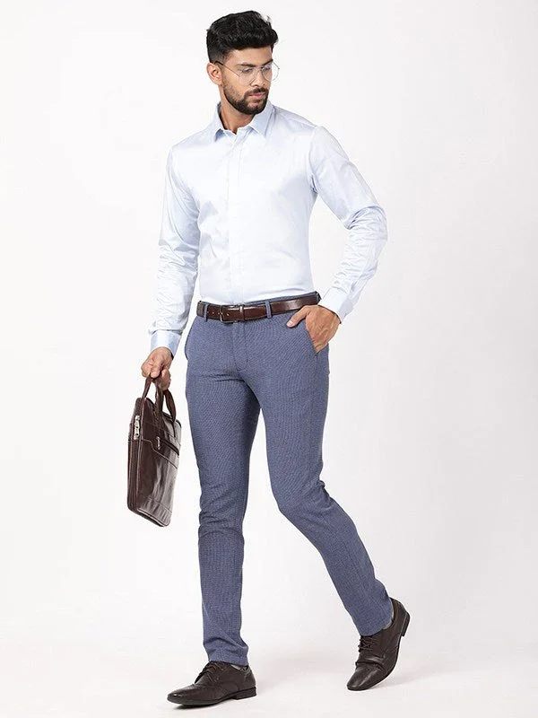 Men's Brooklyn Fit Polyester Blend Trousers - Image 5