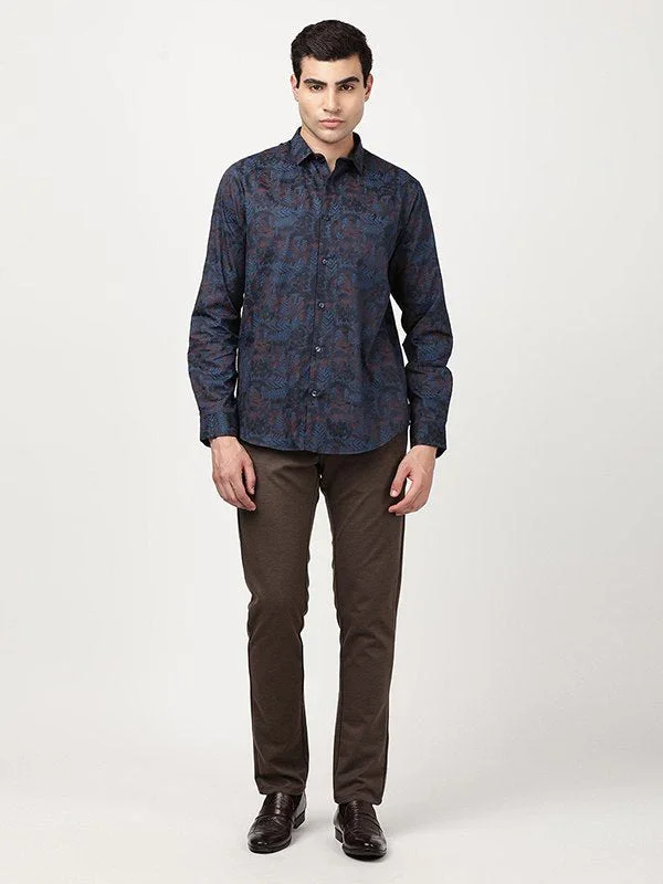 Men's Brooklyn Fit Polyester Blend Trousers - Image 4