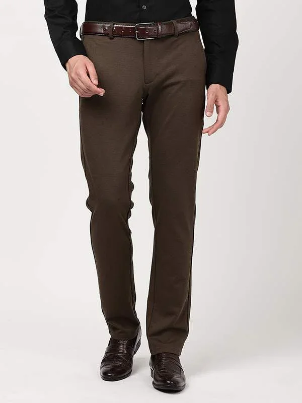 Men's Brooklyn Fit Polyester Blend Trousers - Image 6