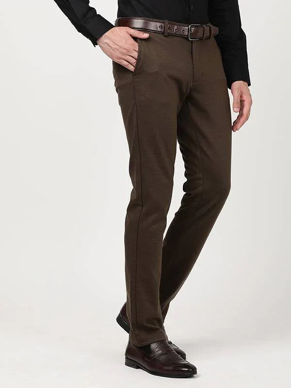 Men's Brooklyn Fit Polyester Blend Trousers - Image 7