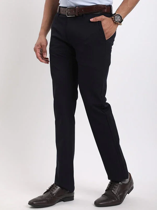 Men's Brooklyn Fit Polyester Blend Trousers - Image 12