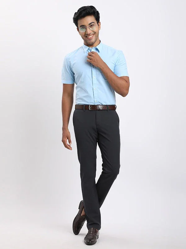 Men's Brooklyn Fit Polyester Blend Trousers - Image 5