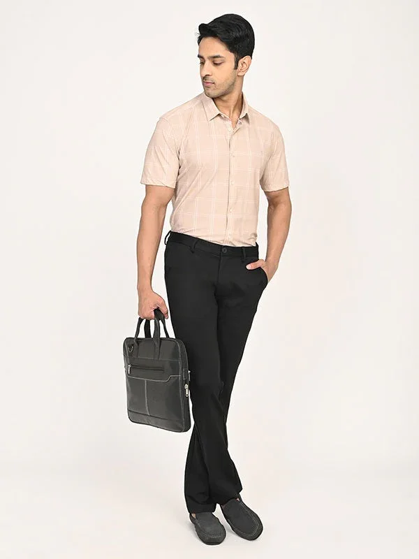 Men's Brooklyn Fit Polyester Blend Trousers - Image 5