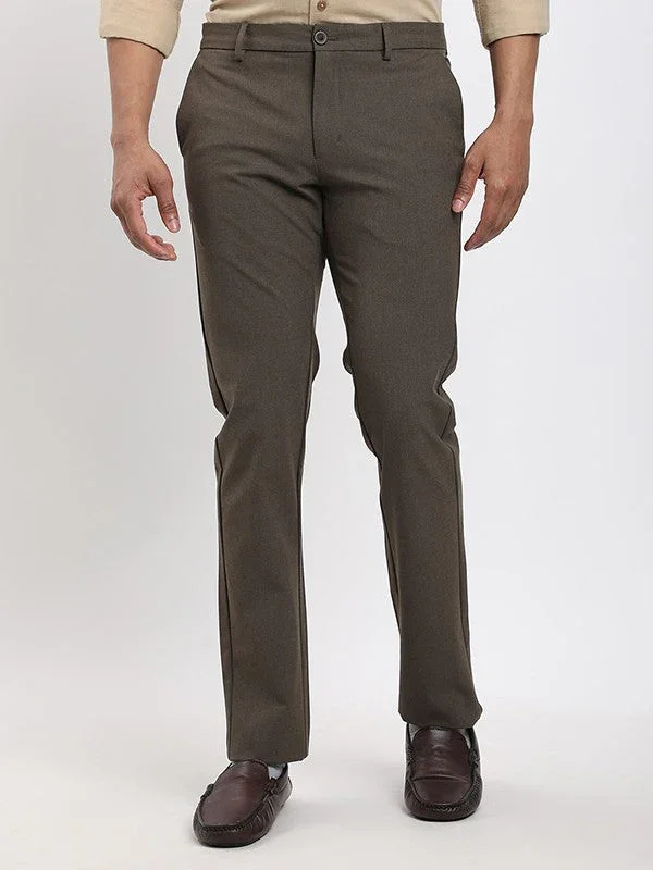 Men's Brooklyn Fit Polyester Blend Trousers - Image 6