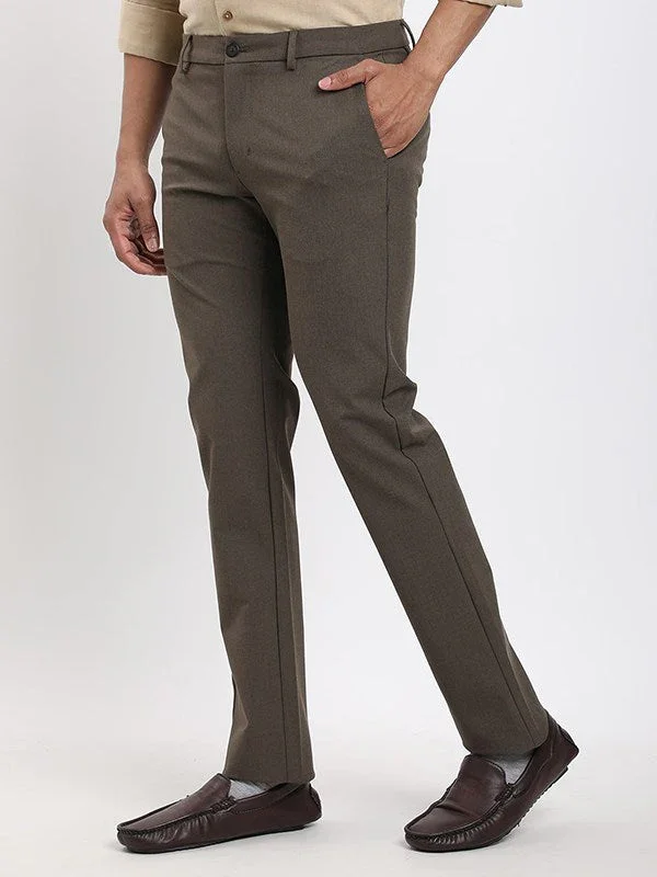 Men's Brooklyn Fit Polyester Blend Trousers - Image 7