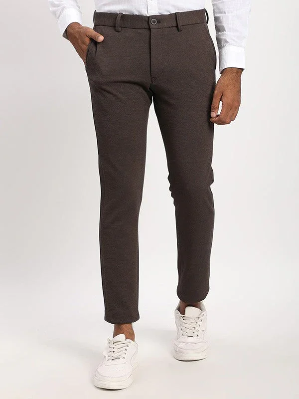 Men's Brooklyn Fit Polyester Blend Trousers - Image 6