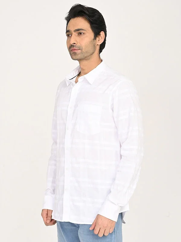 Men's Check Full Sleeves Cotton Shirt - Image 2