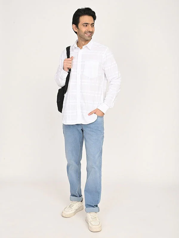 Men's Check Full Sleeves Cotton Shirt - Image 5