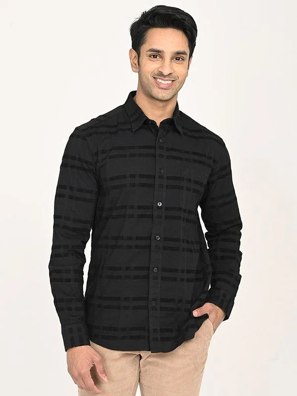 Men's Check Full Sleeves Cotton Shirt - Image 6