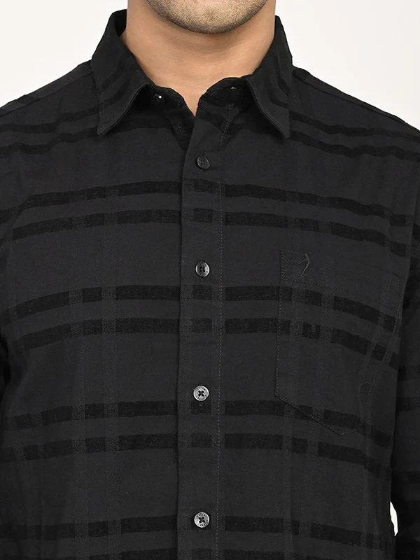 Men's Check Full Sleeves Cotton Shirt - Image 8