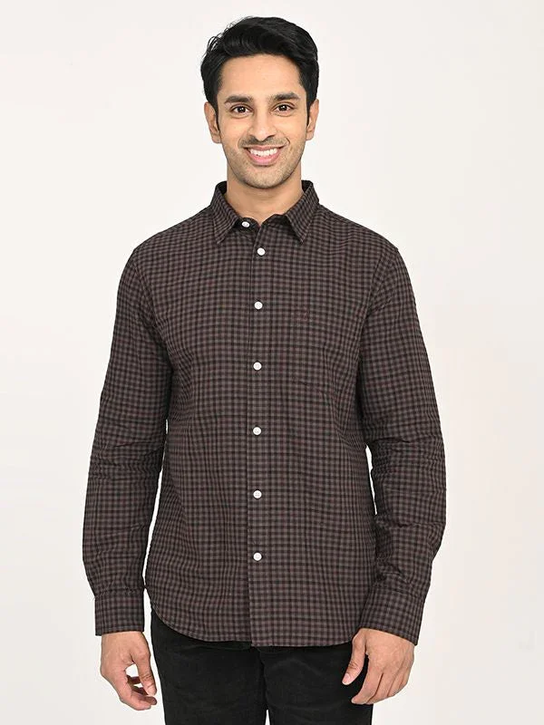 Men's Check Full Sleeves Cotton Shirt