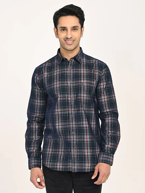 Men's Check Full Sleeves Cotton Shirt
