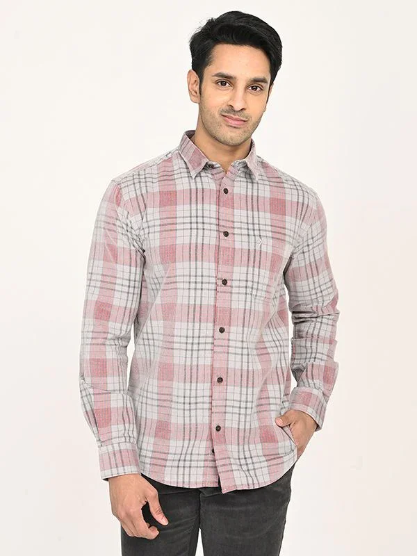 Men's Check Full Sleeves Cotton Shirt
