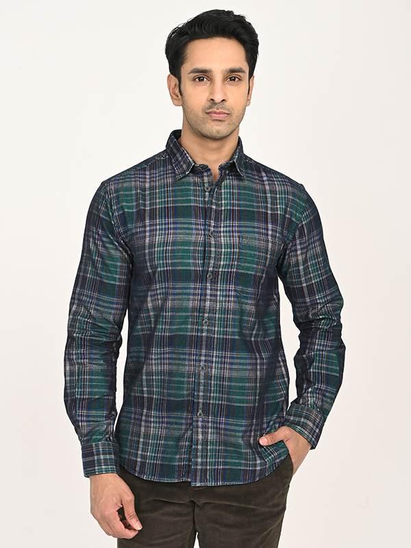 Men's Check Full Sleeves Cotton Shirt