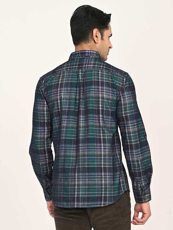 Men's Check Full Sleeves Cotton Shirt - Image 4