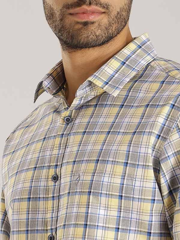 Men's Check Full Sleeves Cotton Shirt - Image 7