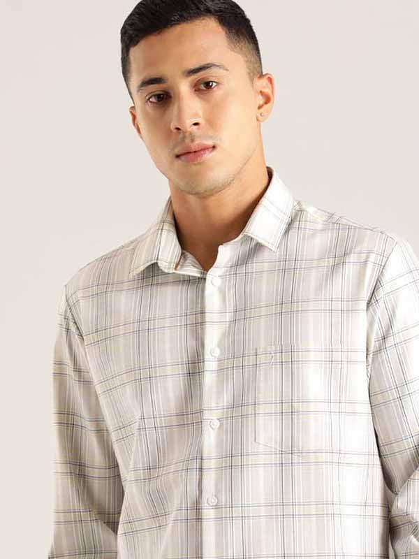Men's Check Full Sleeves Cotton Shirt - Image 2
