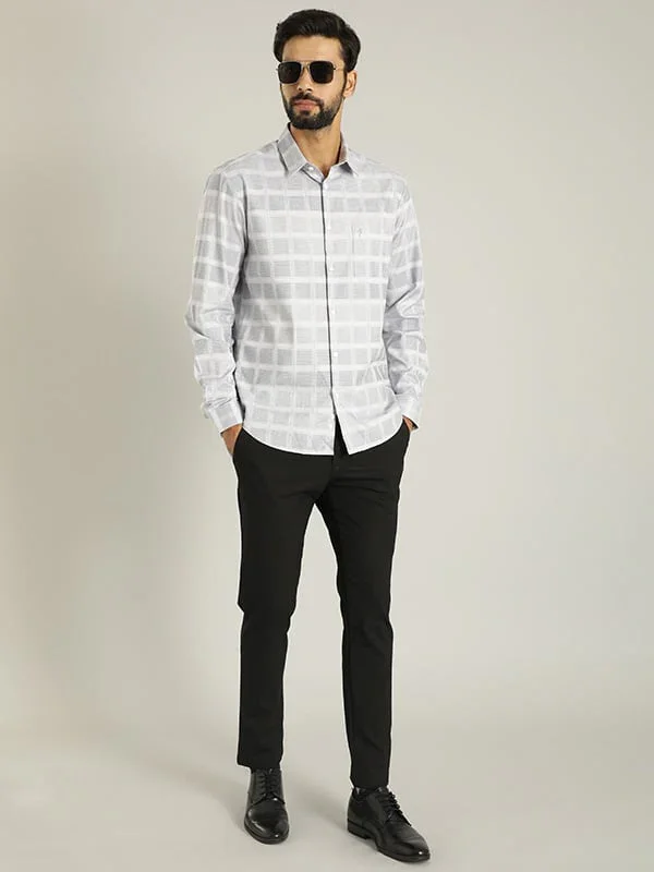 Men's Check Full Sleeves Cotton Shirt - Image 4