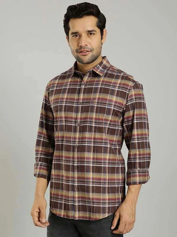 Men's Check Full Sleeves Cotton Shirt - Image 2