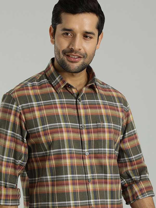 Men's Check Full Sleeves Cotton Shirt - Image 5