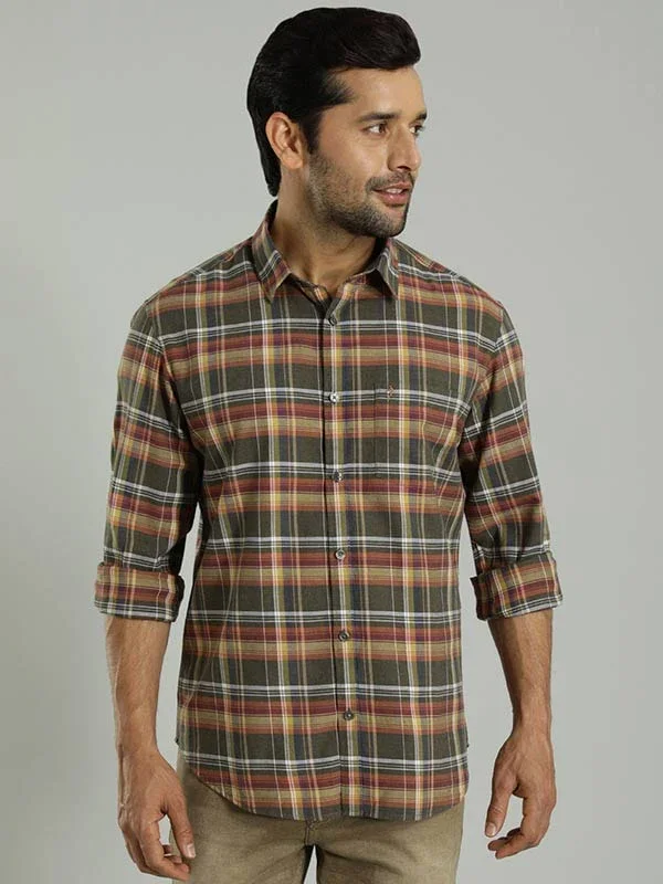 Men's Check Full Sleeves Cotton Shirt - Image 6