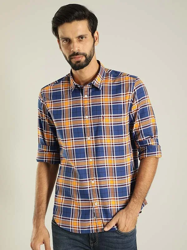 Men's Check Full Sleeves Cotton Shirt - Image 2