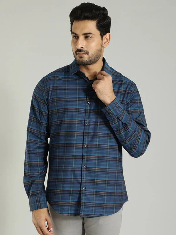 Men's Check Full Sleeves Cotton Shirt