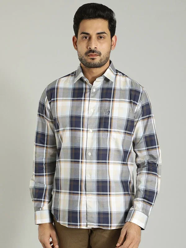 Men's Check Full Sleeves Cotton Shirt