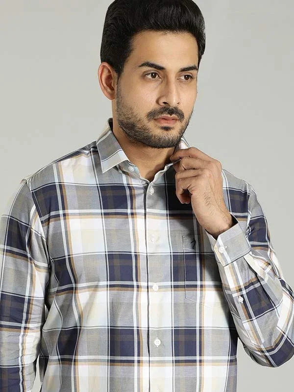 Men's Check Full Sleeves Cotton Shirt - Image 2