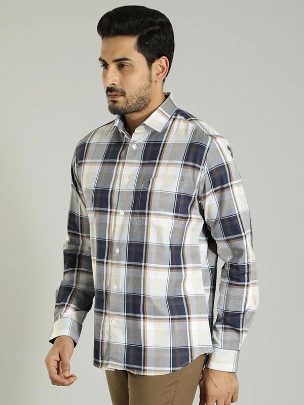 Men's Check Full Sleeves Cotton Shirt - Image 3