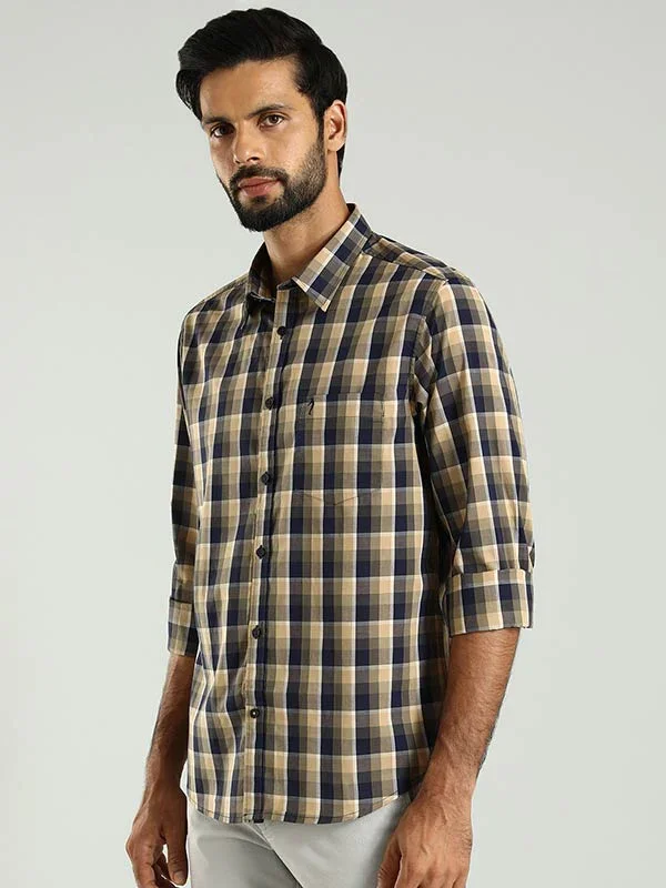 Men's Check Full Sleeves Cotton Shirt - Image 3