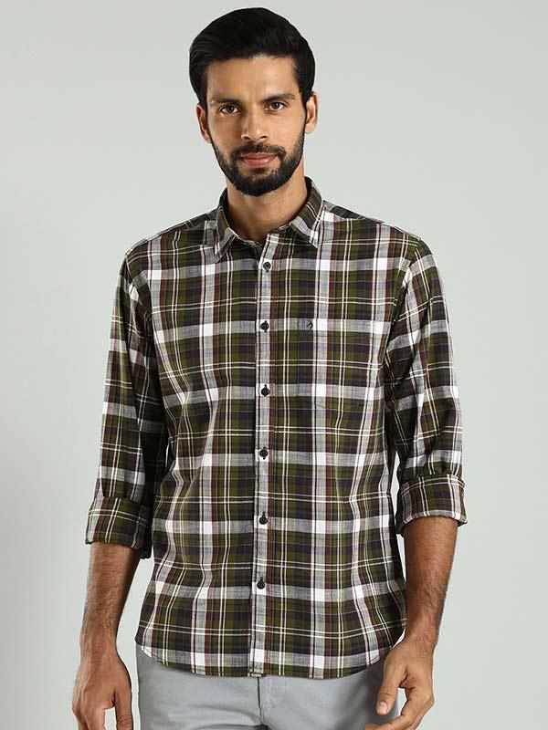 Men's Check Full Sleeves Cotton Shirt - Image 2