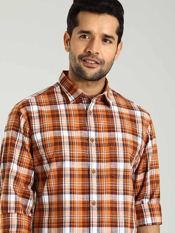 Men's Check Full Sleeves Cotton Shirt - Image 5